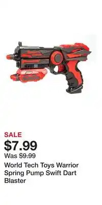 Kohl's World Tech Toys Warrior Spring Pump Swift Dart Blaster offer