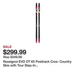 Dick's Sporting Goods Rossignol EVO OT 65 Positrack Cros- Country Skis with Tour Step-In Bindings offer