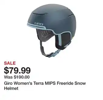 Dick's Sporting Goods Giro Women's Terra MIPS Freeride Snow Helmet offer