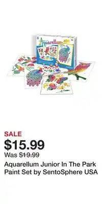 Kohl's Aquarellum Junior In The Park Paint Set by SentoSphere USA offer