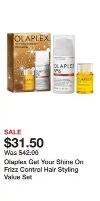 Kohl's Olaplex Get Your Shine On Frizz Control Hair Styling Value Set offer