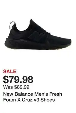 Dick's Sporting Goods New Balance Men's Fresh Foam X Cruz v3 Shoes offer