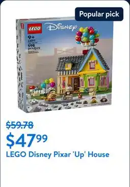 Walmart LEGO Disney Pixar 'Up' House offer