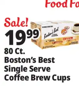 Ocean State Job Lot 80 Ct. Boston's Best Single Serve Coffee Brew Cups offer