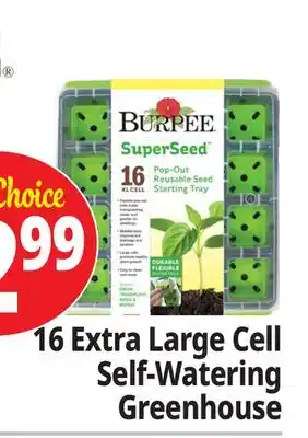 Ocean State Job Lot Burpee SuperSeed Pop-Out Reusable Seed Starting Tray 16XL-Cell offer