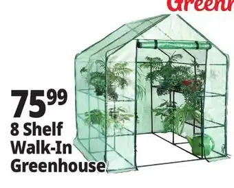 Ocean State Job Lot Tiller & Rowe 8-Shelf Walk-In Greenhouse offer