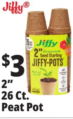 Ocean State Job Lot 2 Biodegradable Seed Starting Jiffy-Pots 26 Pots offer