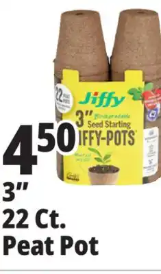 Ocean State Job Lot 3 Biodegradable Seed Starting Jiffy-Pots 22-pots offer