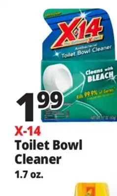 Ocean State Job Lot X-14 Antibacterial Drop-In Toilet Bowl Cleaner offer