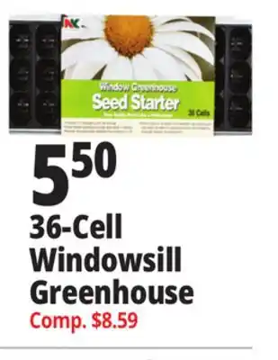 Ocean State Job Lot NK Lawn & Garden 36 Cell Window Greenhouse Seed Starter offer