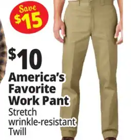 Ocean State Job Lot America's Favorite Work Pant offer