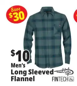 Ocean State Job Lot Men's Long Sleeved Flannel offer