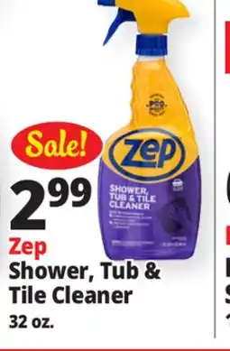 Ocean State Job Lot ZEP Shower Tub & Tile Cleaner 32 oz offer