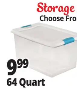 Ocean State Job Lot Sterilite Latch Top Storage Box 64 Qt offer