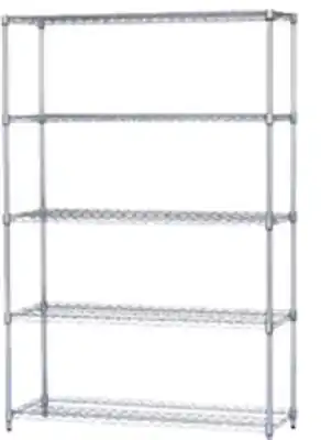 Ocean State Job Lot Maxit 5-Tier Heavy-Duty Plastic Shelving Unit offer