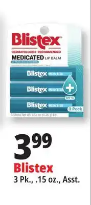 Ocean State Job Lot Blistex Medicated Lip Balm 3 Count offer