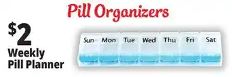 Ocean State Job Lot Weekly Pill Planner offer