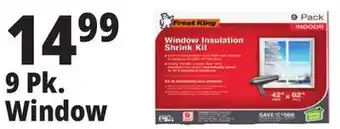 Ocean State Job Lot Frost King Window Insulation Shrink Kit 9 Count offer