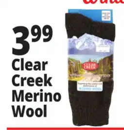 Ocean State Job Lot Clear Creek Men's Merino Wool Boot Socks offer