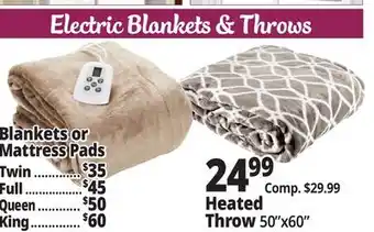 Ocean State Job Lot Electric Blankets & Throws offer