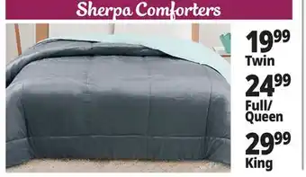 Ocean State Job Lot Sherpa Comforters offer