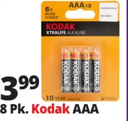 Ocean State Job Lot 8 Pk. Kodak AAA offer