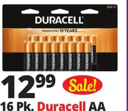 Ocean State Job Lot Duracell Alkaline AA Batteries 16-Pack offer