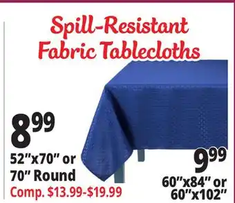 Ocean State Job Lot Fabric Tablecloths offer