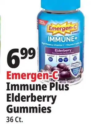 Ocean State Job Lot Emergen-C Immune Plus Elderberry Gummies offer