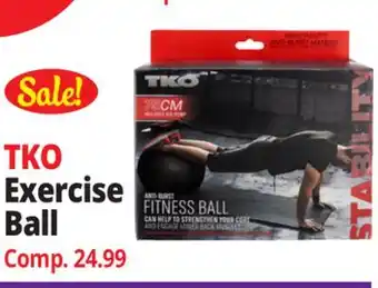 Ocean State Job Lot TKO Anti-Burst Heavy-Duty Fitness Ball 75 cm offer