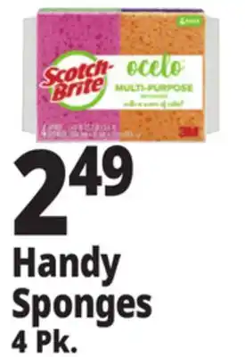 Ocean State Job Lot Scotch-Brite Ocelo Multi-Purpose 3M Sponges 4 Count offer