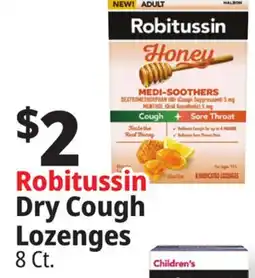 Ocean State Job Lot Robitussin Dry Cough Lozenges offer