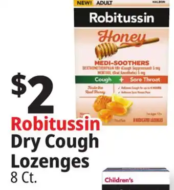 Ocean State Job Lot Robitussin Dry Cough Lozenges offer