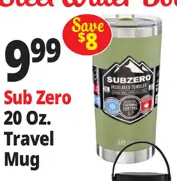 Ocean State Job Lot Sub Zero 20 Oz. Travel Mug offer