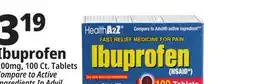 Ocean State Job Lot Ibuprofen 200 mg Tablets 100 Count offer