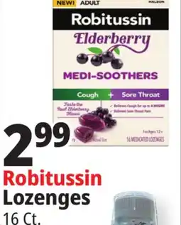 Ocean State Job Lot Robitussin Lozenges offer