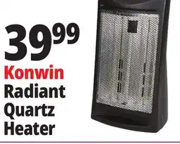 Ocean State Job Lot Konwin Infrared Quartz Tower Heater with Fan offer