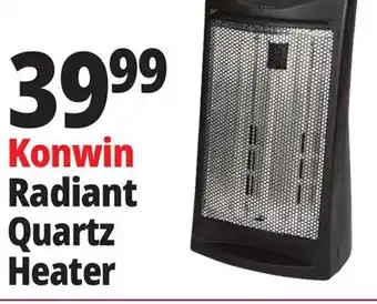 Ocean State Job Lot Konwin Infrared Quartz Tower Heater with Fan offer