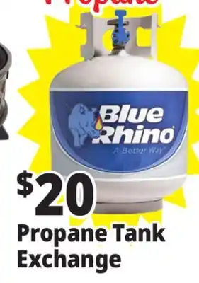 Ocean State Job Lot Blue Rhino Propane Tank Exchange offer