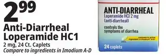 Ocean State Job Lot Geri-Care 2 mg Loperamide HCI Anti-Diarrheal Caplets 24 Caplets offer