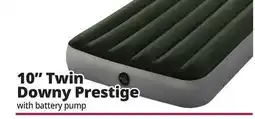 Ocean State Job Lot Intex Twin Dura-Beam Prestige Downy Air Mattress with Air Pump offer