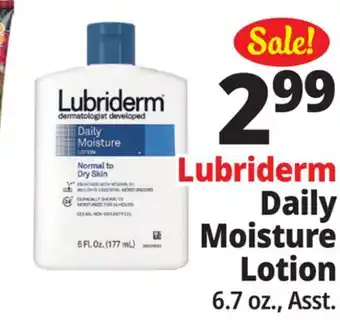 Ocean State Job Lot Lubriderm Daily Moisture Lotion offer