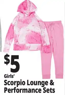 Ocean State Job Lot Girls' Scorpio Lounge & Performance Sets offer