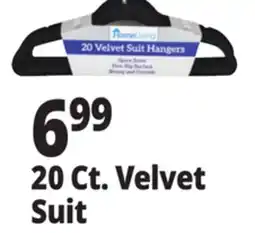 Ocean State Job Lot HomeLiving Velvet Suit Hangers 20 Count offer