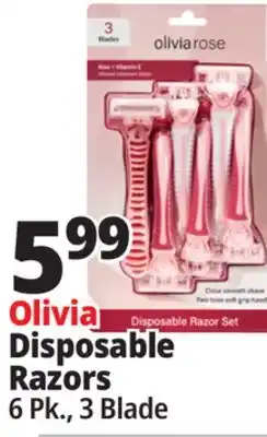 Ocean State Job Lot Olivia Disposable Razors offer