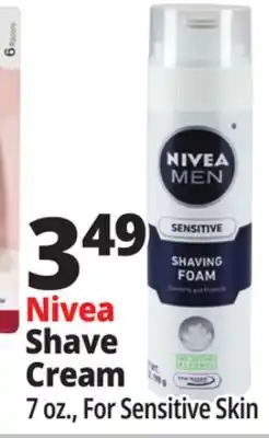 Ocean State Job Lot Nivea Shave Cream offer