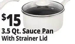 Ocean State Job Lot 3.5 Qt. Sauce Pan With Strainer Lid offer