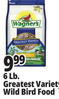 Ocean State Job Lot Wagner's Greatest Variety Deluxe Wild Bird Food 6 lbs offer