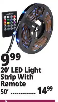 Ocean State Job Lot 20' LED Light Strip With Remote offer