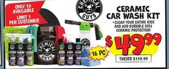 Ollie's CHEMICAL GUYS CERAMIC CAR WASH KIT offer